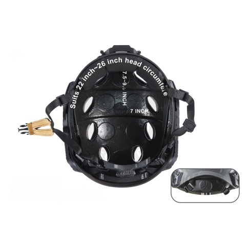 FMA Fast SF Tactical Helmet w/ Half Mask Attachment