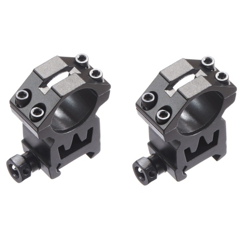 Lancer Tactical 4x32AOE Airsoft Scope with Mount - (Black)