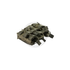 AR/AK 6 Pouch Magazine Holder Open-Top Triple Tactical Stacker Mag Pouch