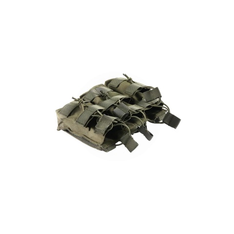 AR/AK 6 Pouch Magazine Holder Open-Top Triple Tactical Stacker Mag Pouch