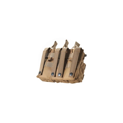 AR/AK 6 Pouch Magazine Holder Open-Top Triple Tactical Stacker Mag Pouch