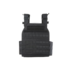 Lancer Tactical Vest with Molle Webbing and Detachable Buckles (Color: Black)
