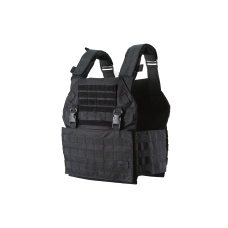 Lancer Tactical Vest with Molle Webbing and Detachable Buckles (Color: Black)