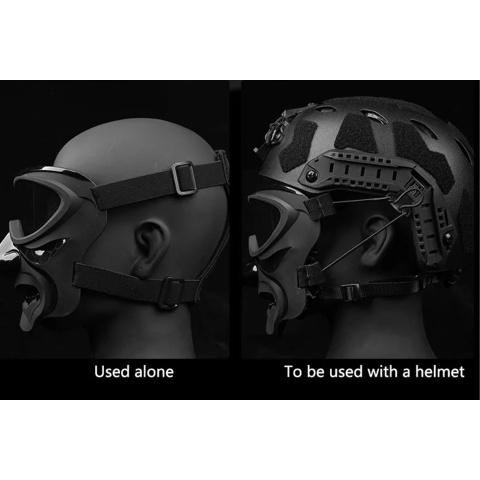 Lancer Tactical Night Knight Full Face Mask