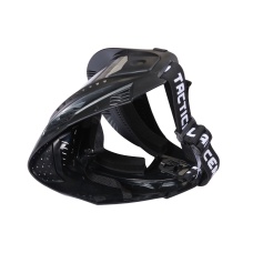 Lancer Tactical Full Face Airsoft Mask with Visor (Color: Black)