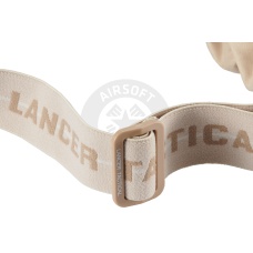 Lancer Tactical Rage Protective Tan Airsoft Goggles - CLEAR LENS
