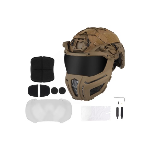 Full Protection Tactical FAST Airsoft Helmet