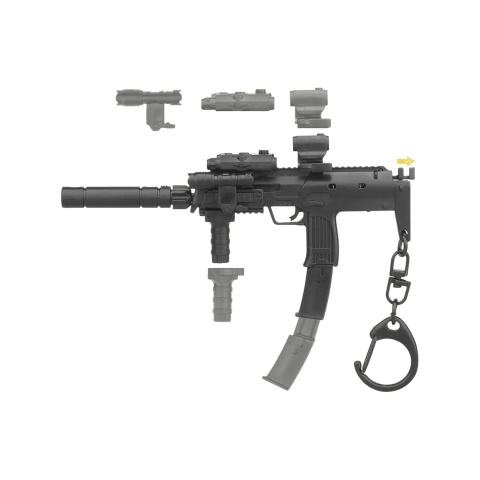 Lancer Tactical SMG Gun Model Key Chain