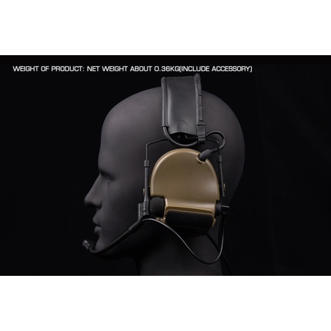 Airsoft C5 Tactical Communication Headset