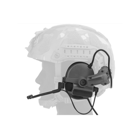 Airsoft C5 Tactical Communication Headset w/ Noise Reduction For Helmets