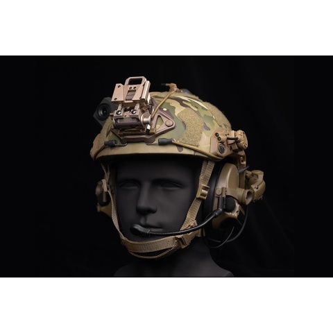 Airsoft C5 Tactical Communication Headset w/ Noise Reduction For Helmets
