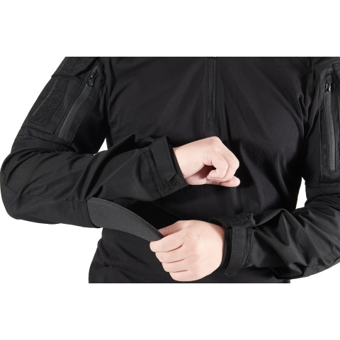 Lancer Tactical Gen4 Combat BDU Airsoft Shirt - (Black)
