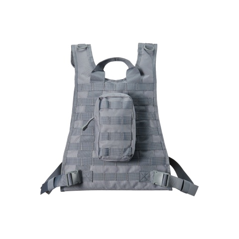 Lancer Tactical Airsoft Tactical MOLLE Tactical Vest - (Grey)
