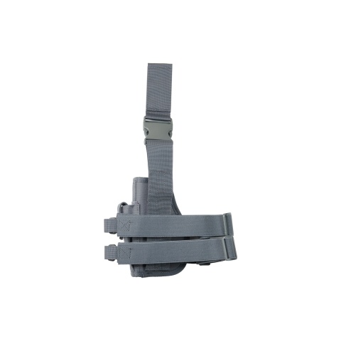 Lancer Tactical 1000D Nylon Drop Leg Holster - (Grey)