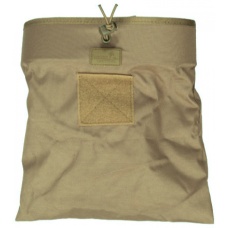 Lancer Tactical Foldable Mountable Dump Pouch (1000D Nylon) - TAN