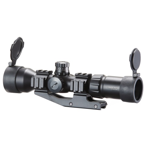 Lancer Tactical Airsoft 1.5-5x40 Tri-Illuminated Mil-Dot Rifle Scope