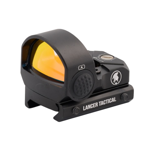 Lancer Tactical 1x22mm 2 MOA Reflex Red Dot Sight for Airsoft