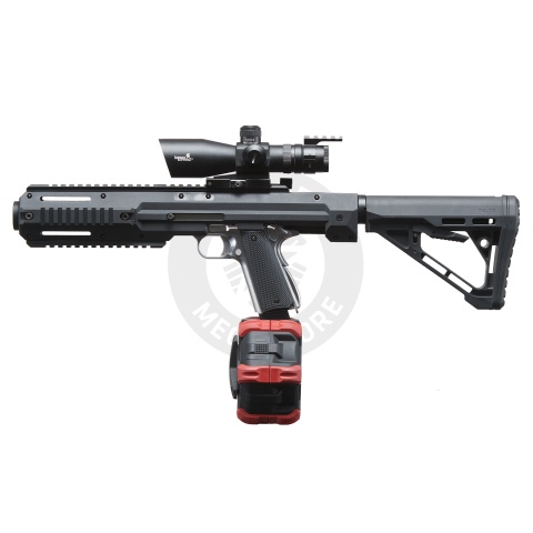 Lancer Tactical Carbine Conversion Kit for 1911/MUE Series GBB- BLACK