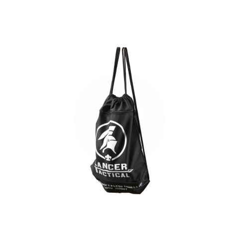 Lancer Tactical Drawstring Bag - (Black)