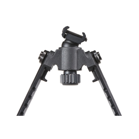 Lancer Tactical Full Metal Tactical Bipod for Picatinny Accessory Rails (Color: Black)