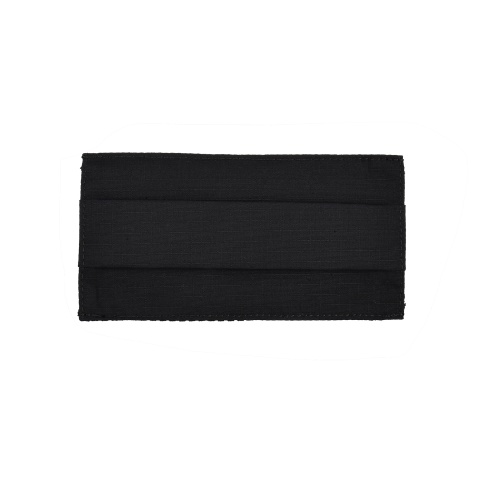 Tactical Pleated Face Mask Cover - (Black)