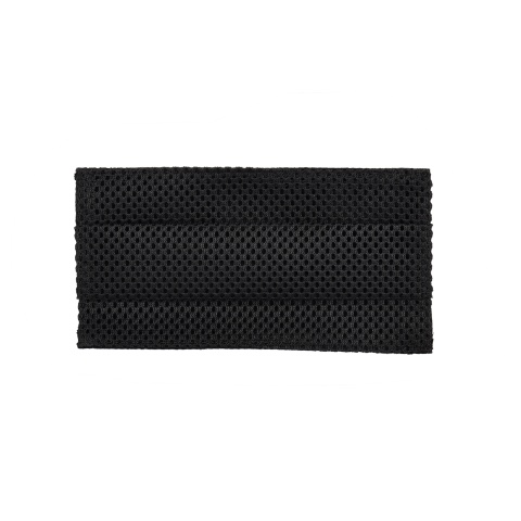 Tactical Pleated Face Mask Cover - (Black)