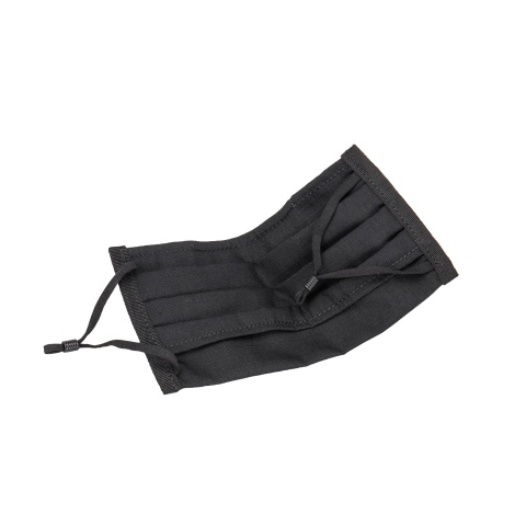 Premium Tactical Pleated Face Mask - (Black)