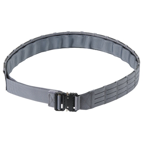 Lancer Tactical Laser Cut Hook & Loop Inner/Outer Tactial Belt System - (Gray)