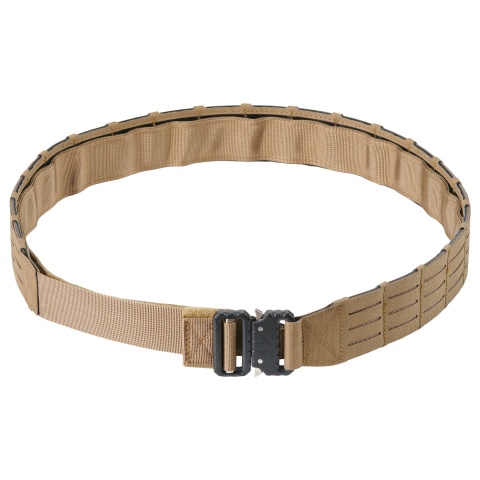 Lancer Tactical Laser Cut Hook & Loop Inner/Outer Tactial Belt System - (Tan)