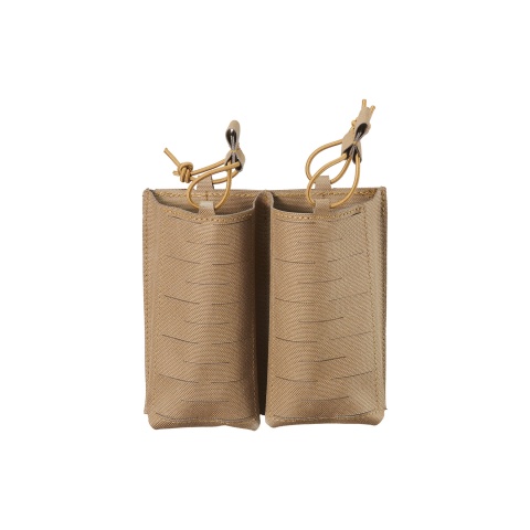 Lancer Tactical Laser Cut Double AR PMAG/AK Open Top Mag Pouch