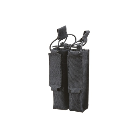 Lancer Tactical Laser Cut Double SMG Open Top Magazine Pouch