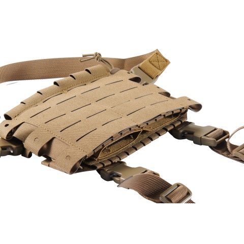 Lancer Tactical MOLLE Drop Leg with Double Magazine Pouches
