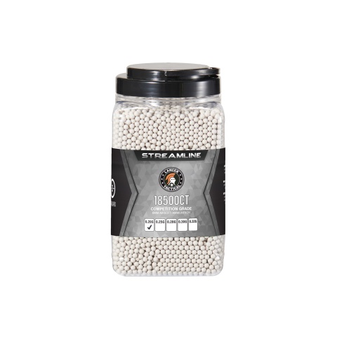 Lancer Tactical 18500 Round Streamline Competition Grade BBs - (White)
