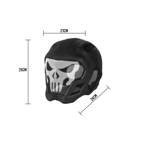 Tactical Lightweight Mesh Full Protection Face Mask & Helmet