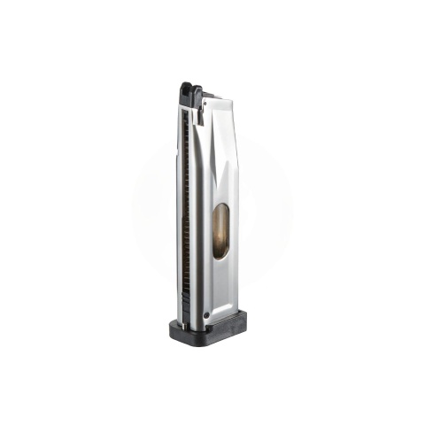 KLI Hicapa Baba Yaga 2 CO2 Blowback Airsoft Pistol 30 Round Magazine - (Silver)