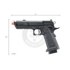 KLI Hicapa Baba Yaga 2 CO2 Blowback Airsoft Pistol - (Black)