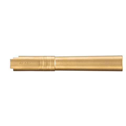 Lancer Tactical Stainless Steel Threaded Outer Barrel for 5.1 Hi-Capa Pistols (Gold)
