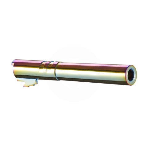 Lancer Tactical Stainless Steel Threaded Outer Barrel for 5.1 Hi-Capa Pistols (Rainbow)