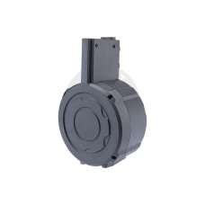 Classic Army 1100rd High Capacity Drum Magazine for M4/M16 Airsoft AEG Rifles - (Black)