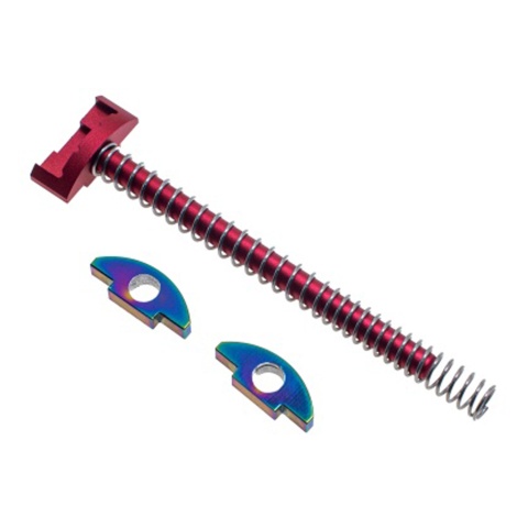 CowCow Aluminum Guide Rod Set for Action Army AAP-01 GBB Pistols (Color: Red)