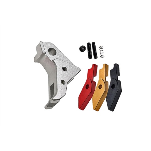 COWCOW Tactical G-Series Pistol Trigger (Silver)