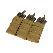 Condor Outdoor Triple M4/M16 Open-Top Mag Pouch (Coyote Brown)