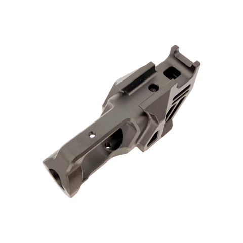 CTM TAC AAP-01 FUKU-2 CNC Aluminum Baby Shark Cutout Compensator with 14mm Adapter for FUKU-2 Long Version GBB Pistols