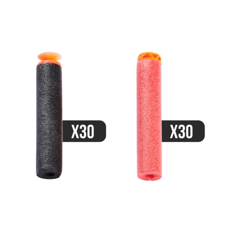 Cyber Walker Manual Gatling Rapid-Fire Dart Blaster (Red/Black)