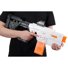 Cyber Walker Alpha Auto Electric Dart Blaster (White/Orange)
