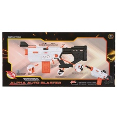 Cyber Walker Alpha Auto Electric Dart Blaster (White/Orange)