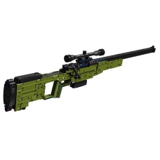 Cyber Walker AWM Sniper Rifle Electric Building Block Kit (Green)