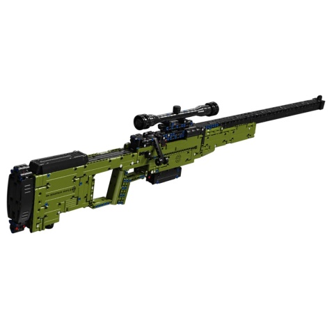 Cyber Walker AWM Sniper Rifle Electric Building Block Kit (Green)