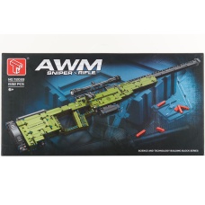 Cyber Walker AWM Sniper Rifle Electric Building Block Kit (Green)
