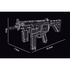 Cyber Walker MP5 SMG Electric Building Block Kit (Black)
